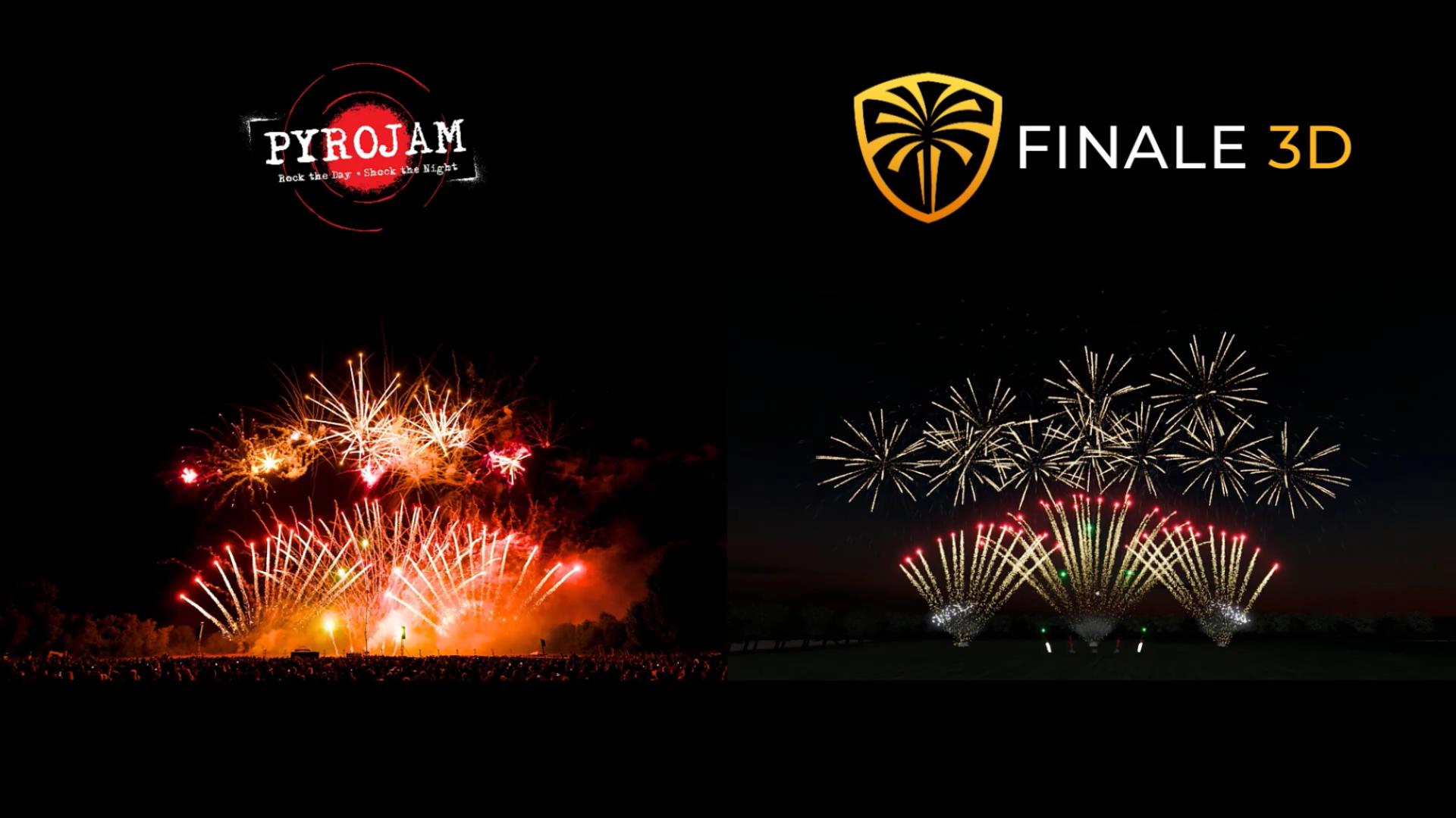 Finale 3D PyroJam 2023 1st Place Show   Simulation vs. Reality