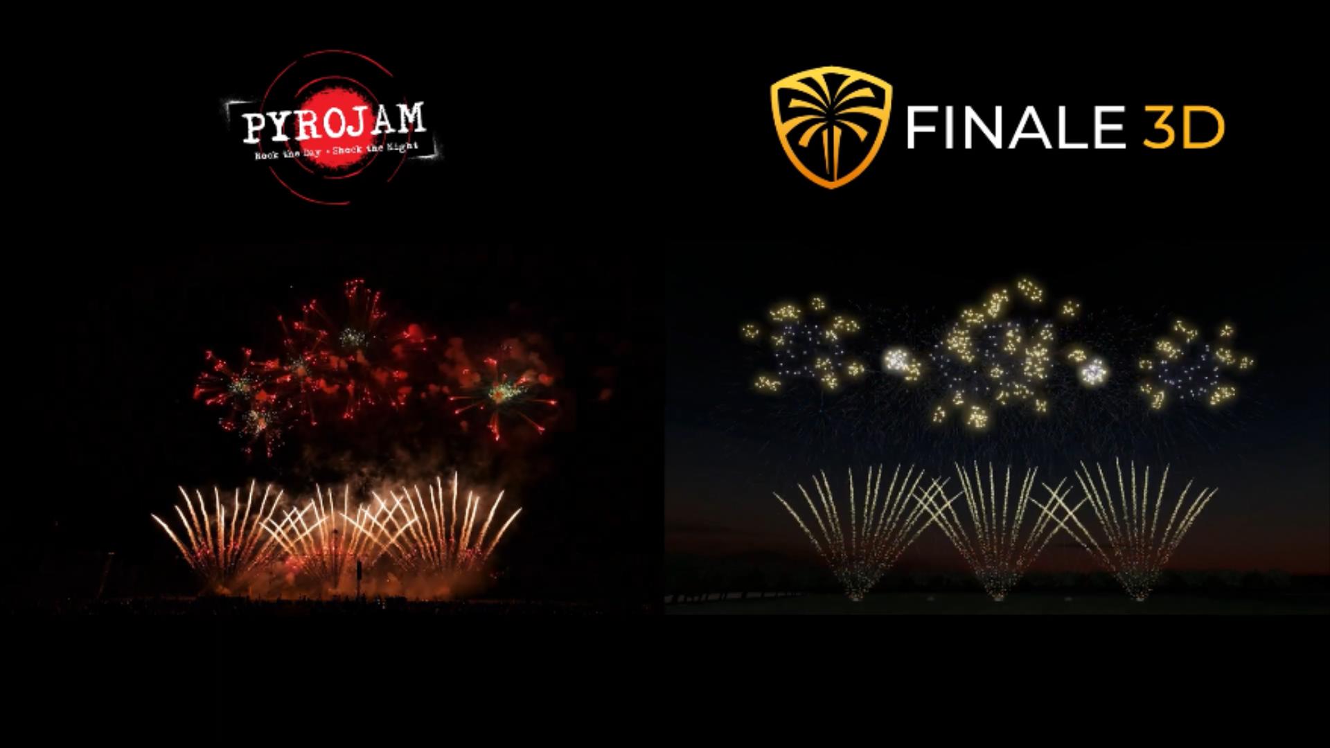 PyroJam 2024 2nd Place Show   Sim vs. Real Patrick Sheeder  Illuminating Darkness